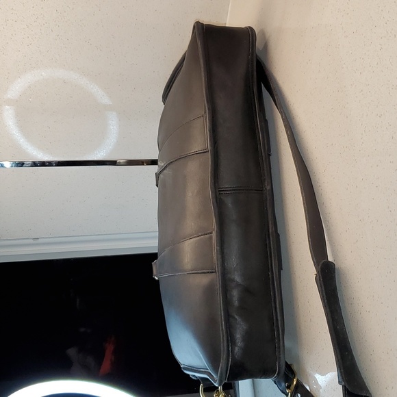 USA 🇺🇸 Vintage COACH Briefcase/Messenger  leather bag  (Unisex) - Picture 5 of 10